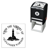 Nautical Lighthouse #3 "Uit de bibliotheek van" Bo Zelfinktende Stempel (In situ)