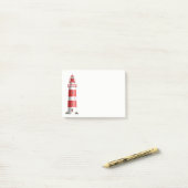 Nautical Lighthouse Beach Ocean Sailor Post-it® Notes (Op bureau)