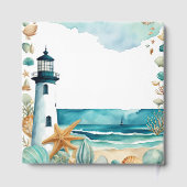 Nautical Lighthouse Bridal Shower Gastenboek (Achterkant)