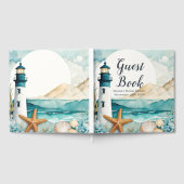 Nautical Lighthouse Bridal Shower Gastenboek (Volledig)