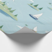 Nautical Lighthouse Cadeaupapier (Hoek)