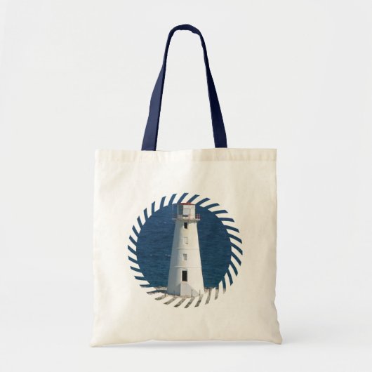 Nautical Lighthouse Canvas tas (Voorkant)