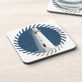 Nautical Lighthouse Cork Onderzetters (Linkerzijde)