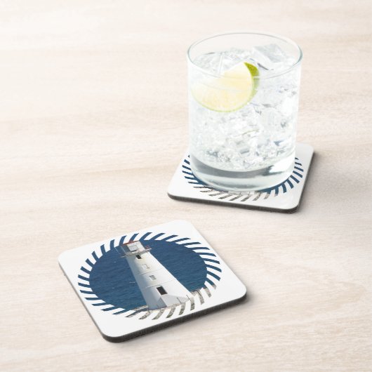 Nautical Lighthouse Cork Onderzetters (Rechterzijde)