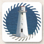 Nautical Lighthouse Cork Onderzetters (Voorkant)