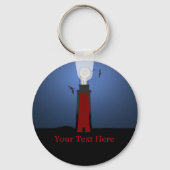 Nautical Lighthouse Custom Basic Sleutelhanger (Voorkant)