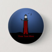 Nautical Lighthouse Custom Button (Voorkant)