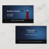 Nautical Lighthouse Custom Visitekaartje (Voorkant / Achterkant)