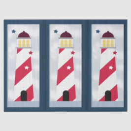 Nautical Lighthouse Decoupage Tissuepapier