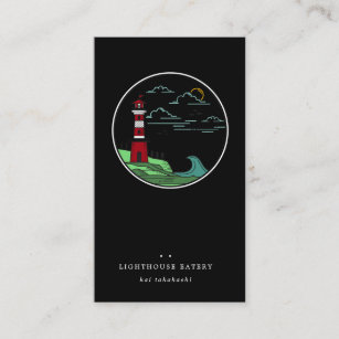 Nautical Lighthouse Logo Visitekaartje