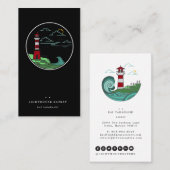 Nautical Lighthouse Logo Visitekaartje (Voorkant / Achterkant)