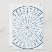 Nautical Lighthouse Ocean Seaside Baby shower Kaart (Achterkant)