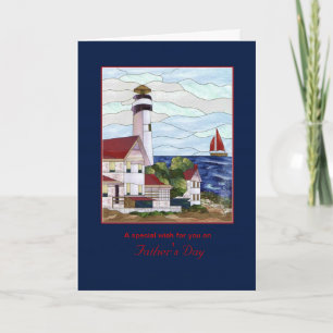 Nautical Lighthouse Outdoor Scene - Vaderdag Kaart