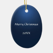 Nautical Lighthouse Oval Ornament (Achterkant)