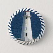 Nautical Lighthouse Round Button (Voorkant)
