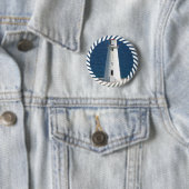Nautical Lighthouse Round Button (In situ)