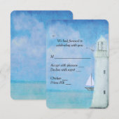 Nautical Lighthouse RSVP (Voorkant / Achterkant)