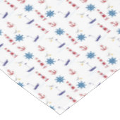 Nautical Lighthouse Sailboat Ocean Rectangle Table Tafelkleed (Gekanteld)