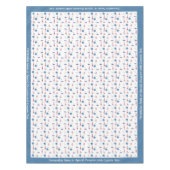 Nautical Lighthouse Sailboot Ocean Personalized Tafelkleed (Voorkant)