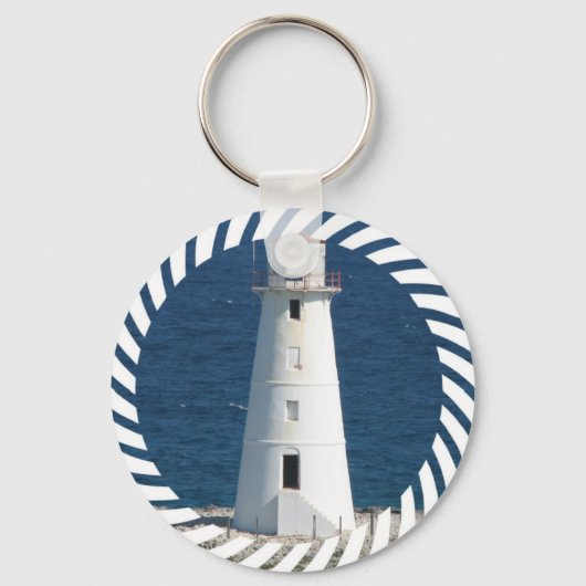 Nautical Lighthouse Sleutelhanger (Voorkant)