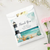 Nautical Lighthouse Sweet Sixteen Bedankzakje (Gezegeld)