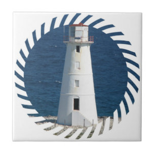 Nautical Lighthouse Tile Tegeltje