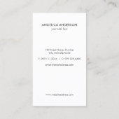 Nautical Lighthouse Visitekaartje (Achterkant)