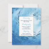 Nautical Lighthouse Waves Ship Vrijgezellenfeest Kaart (Achterkant)