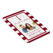 Nautical Lighthouse Wedding Photo Save the Date Magneet (Rechterzijde)