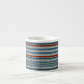 Nautical Linen Stripe Espresso Kop (Voorkant)