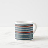 Nautical Linen Stripe Espresso Kop (Voorkant rechts)