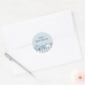 Nautical Little Whale Envelope Seals Stickers (Envelop)