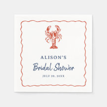 Nautical Lobster Coastal Bridal Shower 