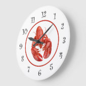 Nautical Lobster Theme Wall Decor  Grote Klok (Hoek)