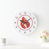 Nautical Lobster Theme Wall Decor  Grote Klok (Huis)