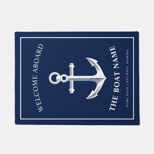 Nautical Long Style Entryway Deurmat (Voorkant)