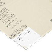 Nautical Longitude Latitude Fort Pierce FL Tafelkleed (Gekanteld)