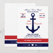 Nautical Love 2 Uitnodiging (Voorkant / Achterkant)