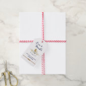Nautical Love & Bedankt Anemone Wedding Favor Cadeaulabel (Met Touw)
