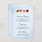 Nautical LOVE Flags Programma Cloud Blue (Voorkant / Achterkant)