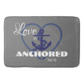 Nautical Love is hier verankerd Badmat (Voorkant)