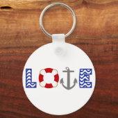 Nautical Love Sleutelhanger (Voorkant)