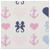 Nautical Love Stof (Close Up)