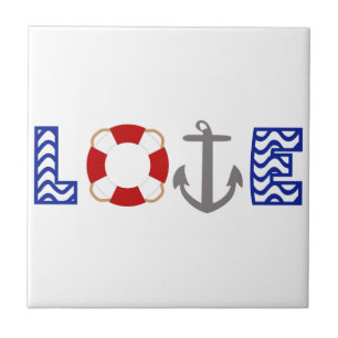 Nautical Love Tegeltje
