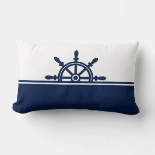 Nautical Lumbar Pillow van zeeschepen Kussen