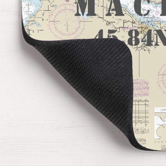 Nautical Mackinac Island MI Latitude Longitude Muismat (Hoek)