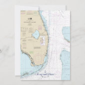 Nautical Maid of Honor | Zuid #Florida #Wedding Kaart (Achterkant)