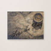 Nautical Map en Compass Legpuzzel (Horizontaal)