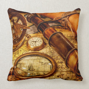  Nautical Map Pillow Kussen