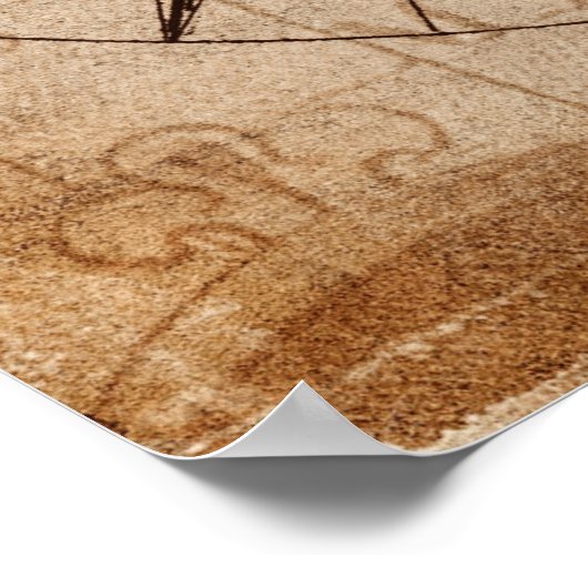 Nautical Map Poster (Hoek)